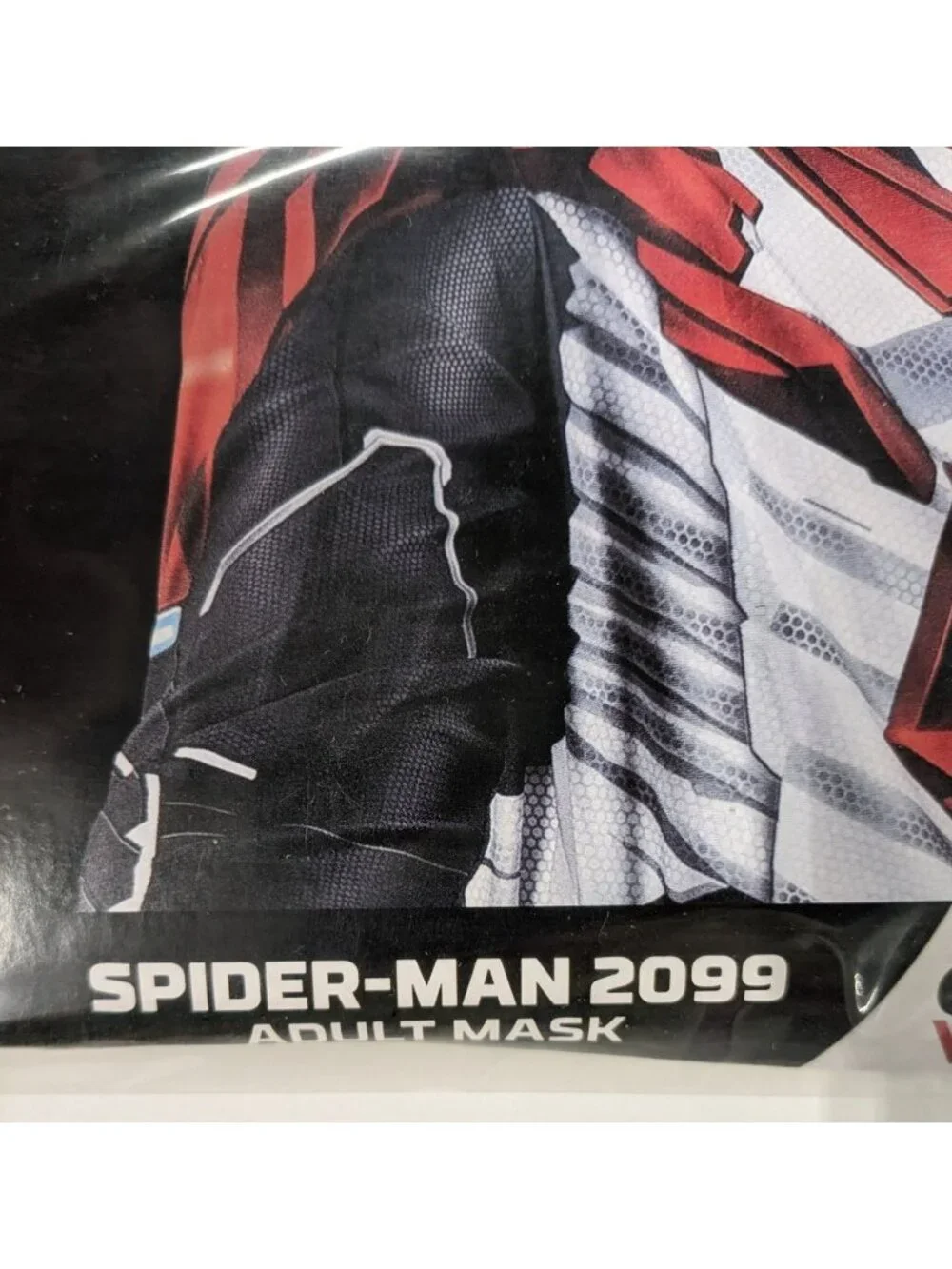 Spider Man 2099 Adult Fabric Mask Miles Morales GamesStop Exclusive One Size